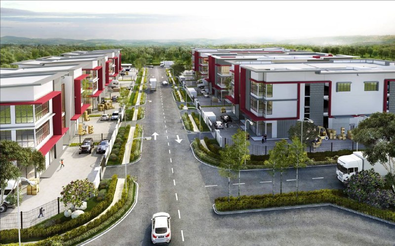 Permas Jaya — Semi-Detached Factory for Rent
