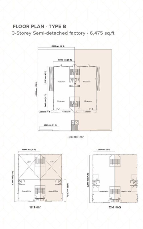 I-Parc @ Gelang Patah, Port of Tanjung Pelepas (PTP), Johor — 3 Storey Semi-Detached Factory (Adjoining Unit) for Rent — photo 6